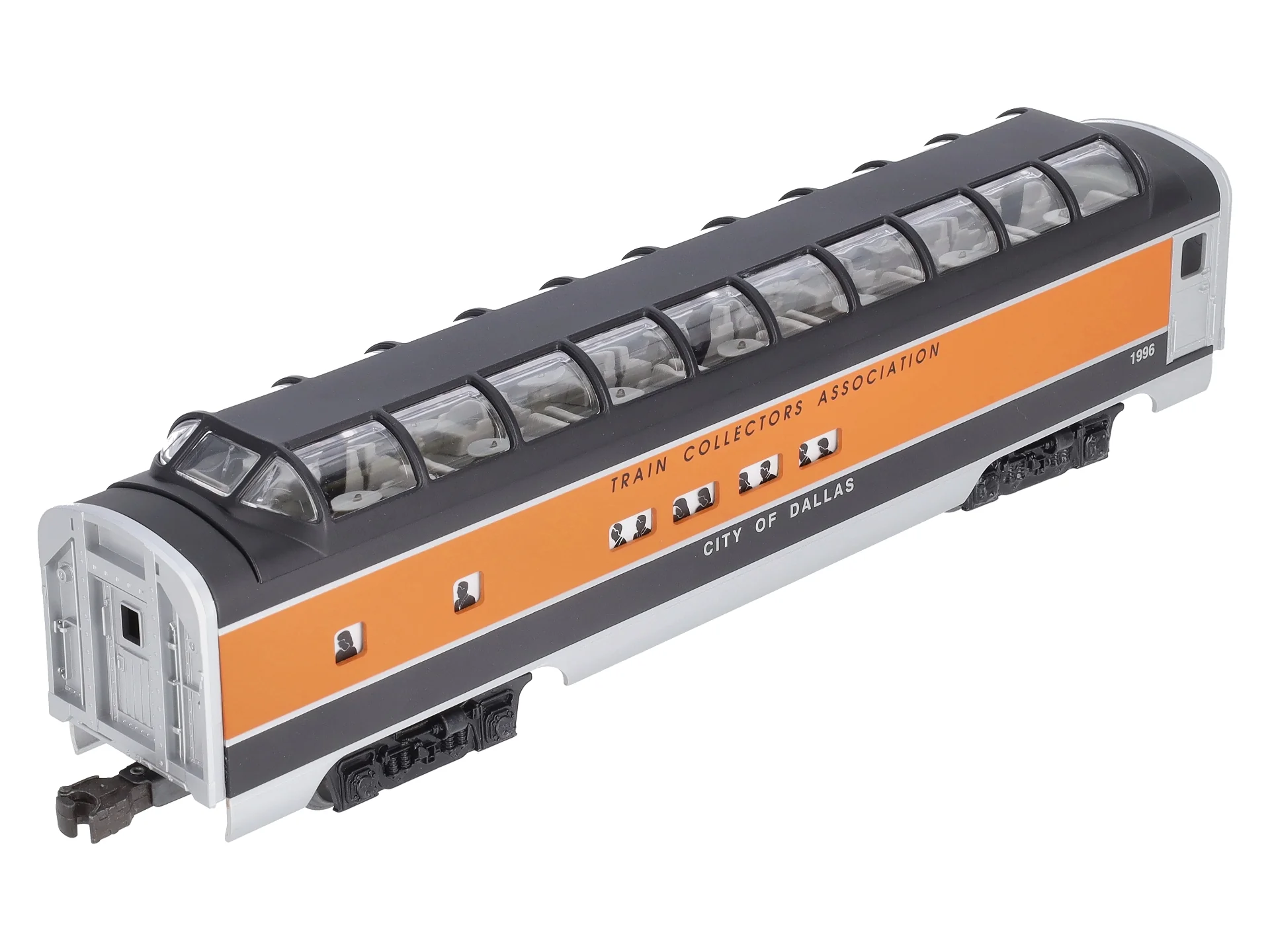 Lionel 6-52085 O Gauge 1996 TCA "City of Dallas" Dallas Full Vista Dome Car LN/Box - Image 3