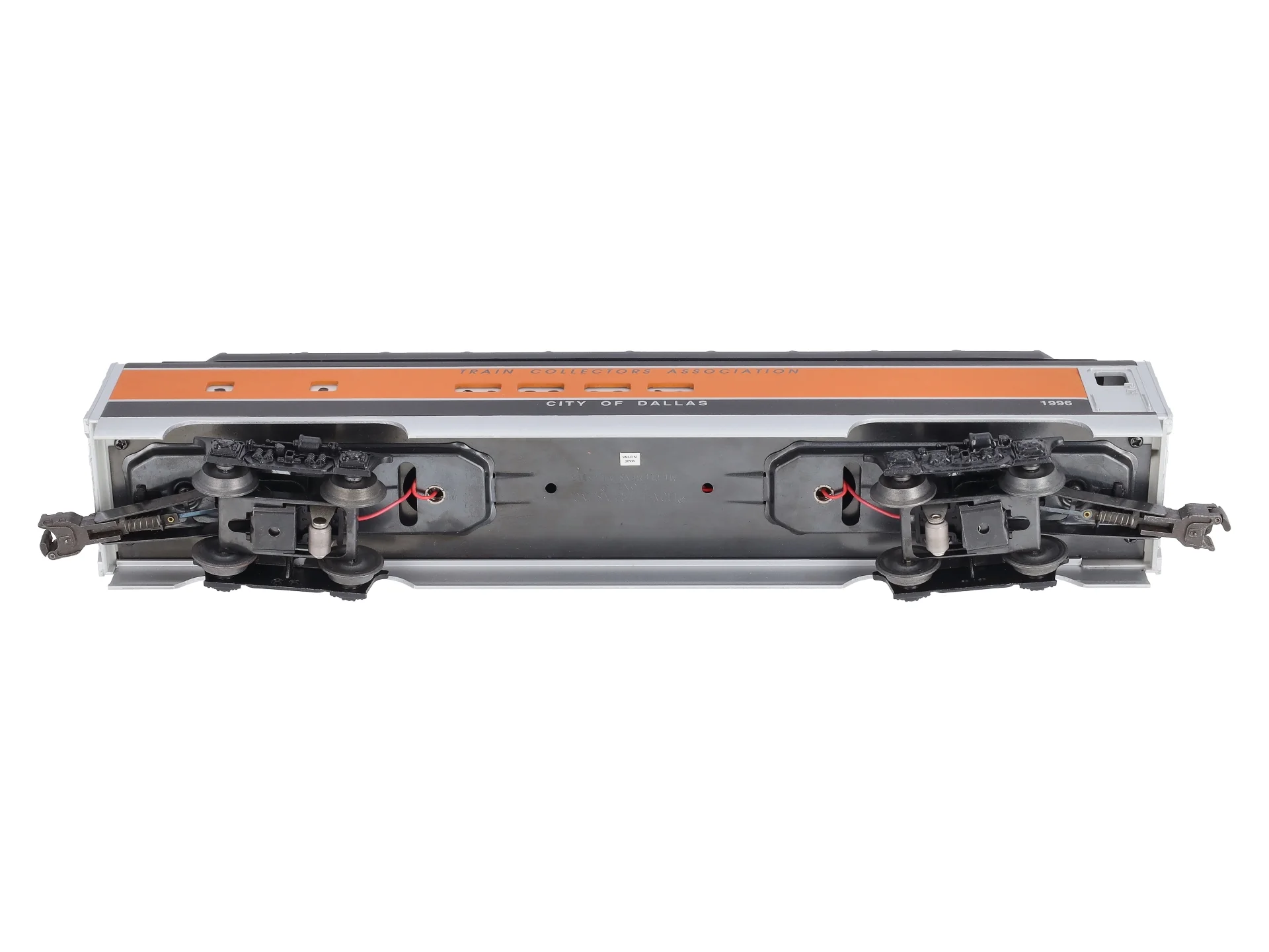 Lionel 6-52085 O Gauge 1996 TCA "City of Dallas" Dallas Full Vista Dome Car LN/Box - Image 5