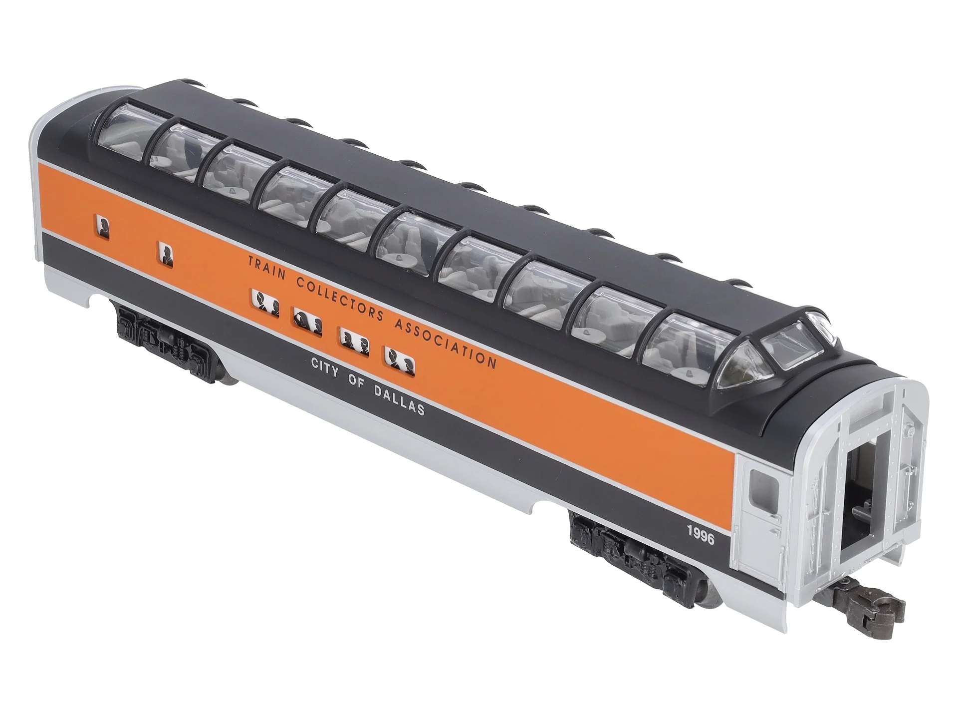 Lionel 6-52085 O Gauge 1996 TCA "City of Dallas" Dallas Full Vista Dome Car LN/Box - Image 7