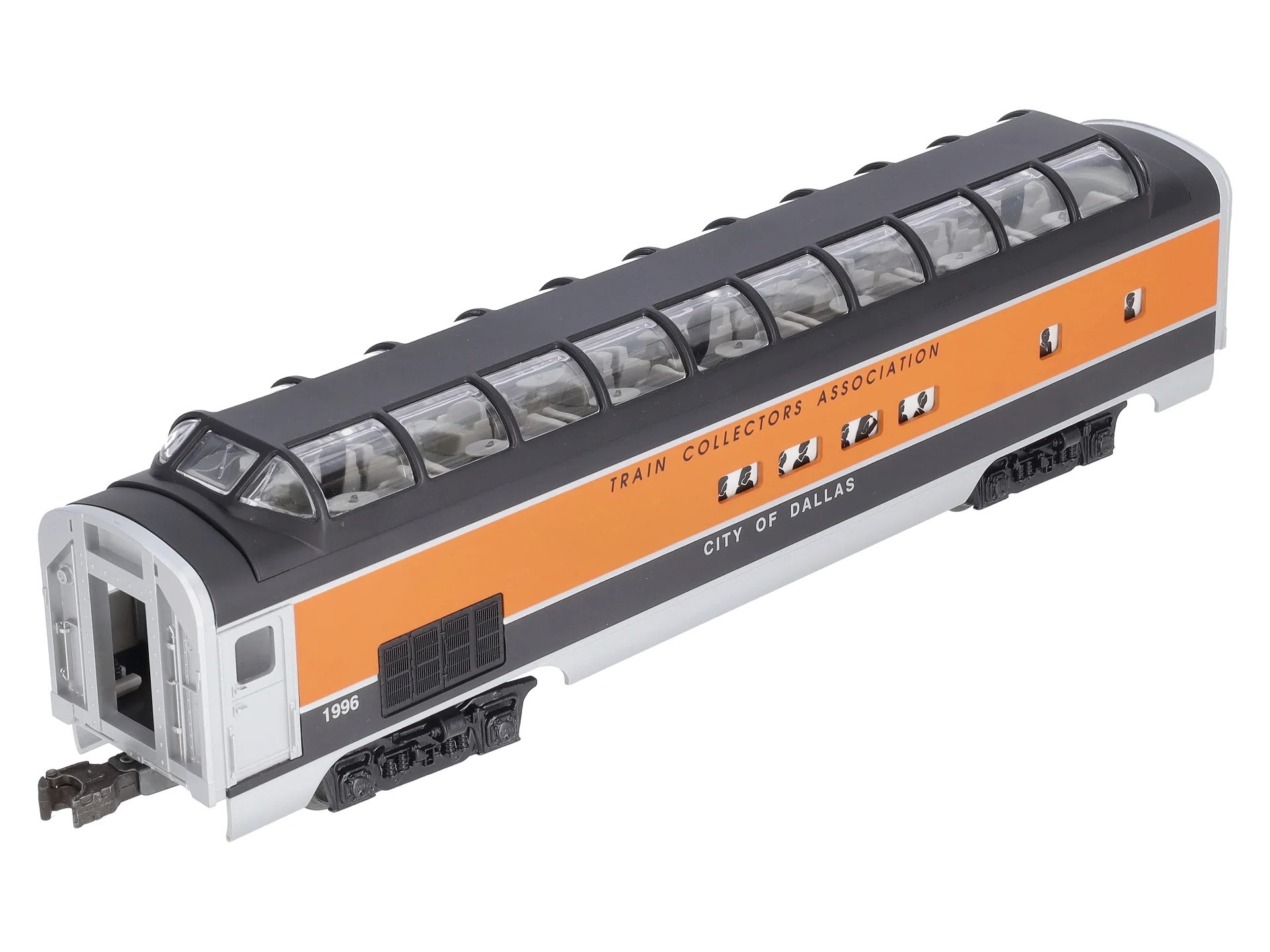 Lionel 6-52085 O Gauge 1996 TCA "City of Dallas" Dallas Full Vista Dome Car LN/Box - Image 9