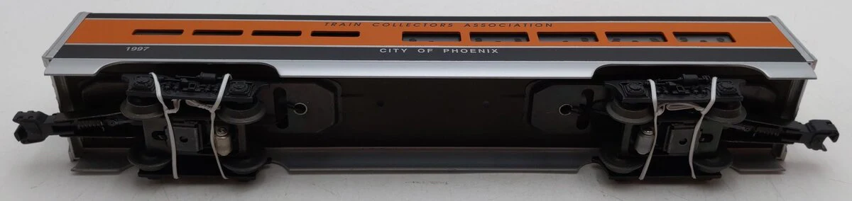 Lionel 6-52106 O Gauge TCA 1997 City of Phoenix Aluminum Diner Car EX/Box - Image 4