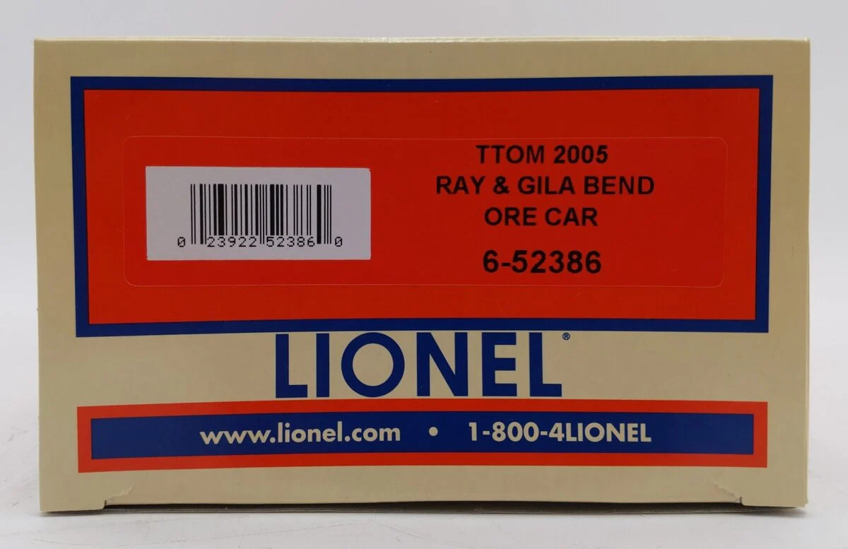 Lionel 6-52386 O Gauge TTOM Ray and Gila Bend Ore Car LN/Box - Image 6