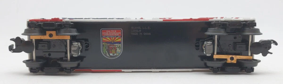 Lionel 6-52508 O Gauge TCA Desert Division 2009 Convention US Flag Mint Car EX/Box - Image 4