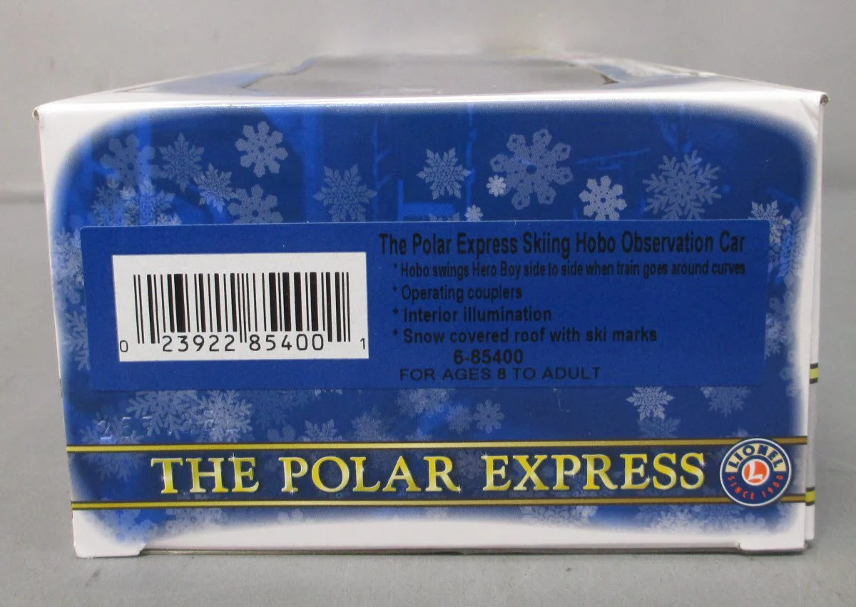 Lionel 6-85400 O Gauge The Polar Express Skiing Hobo Observation Car LN/Box - Image 5