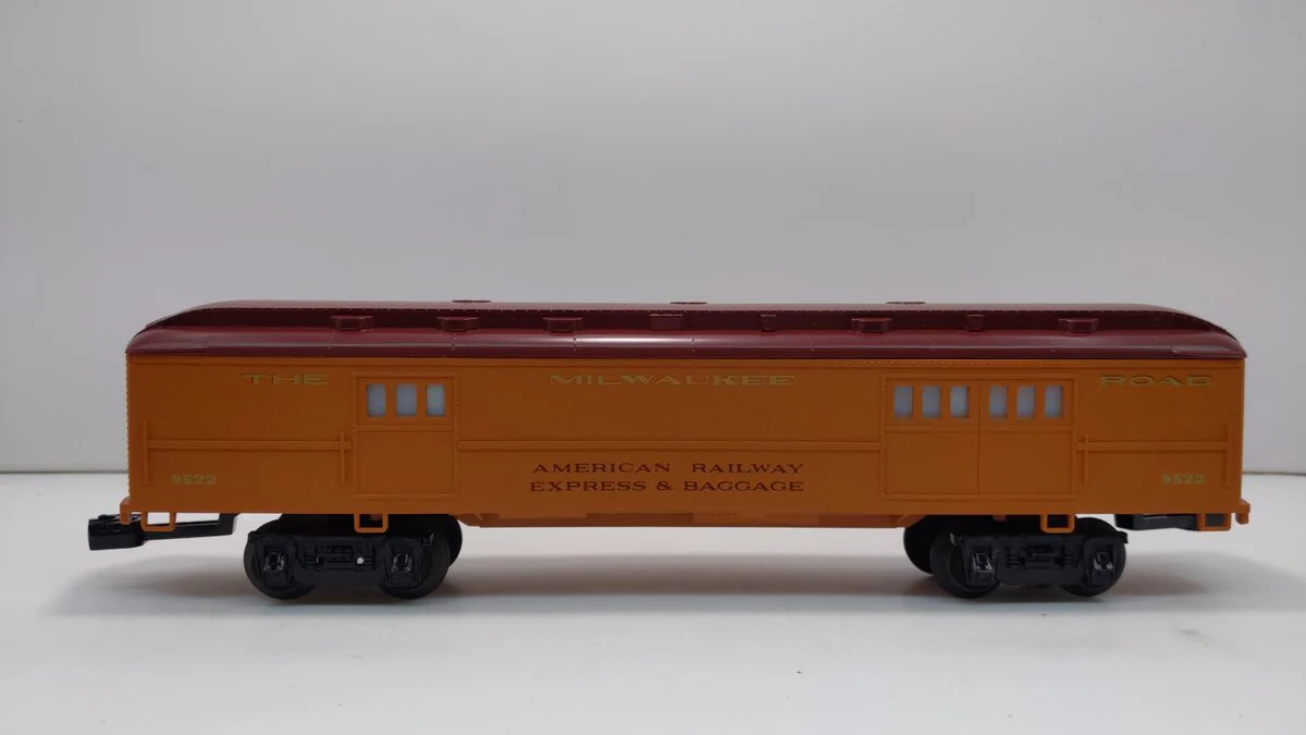 Lionel 6-9522 O Gauge Milwaukee Road Baggage Car #9522 EX/Box - Image 3