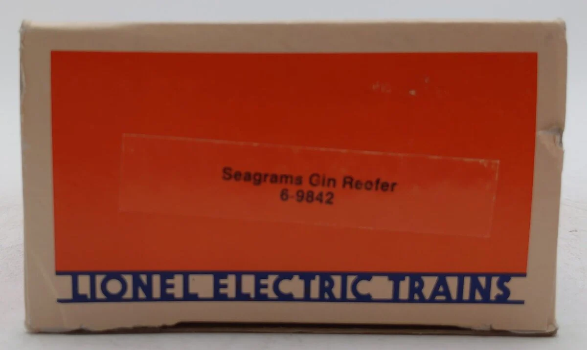 Lionel 6-9842 O Gauge Seagrams Gin Billboard Reefer Car EX/Box - Image 5