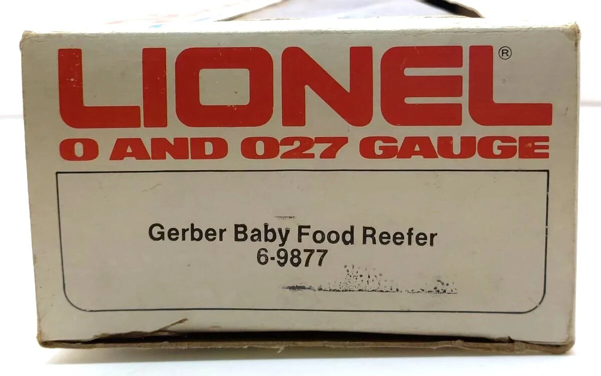 Lionel 6-9877 O Gerber Baby Food Billboard Reefer Car LN/Box - Image 3