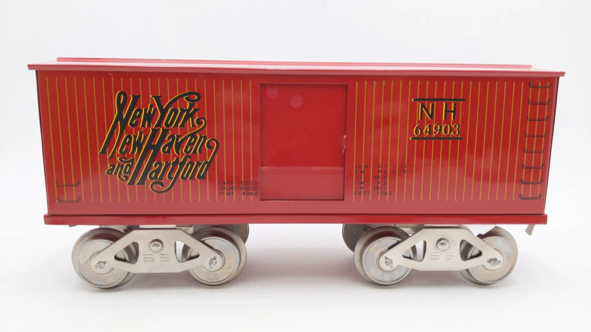 McCoy 297 Standard Gauge New York, New Haven and Hartford Boxcar EX/Box - Image 3