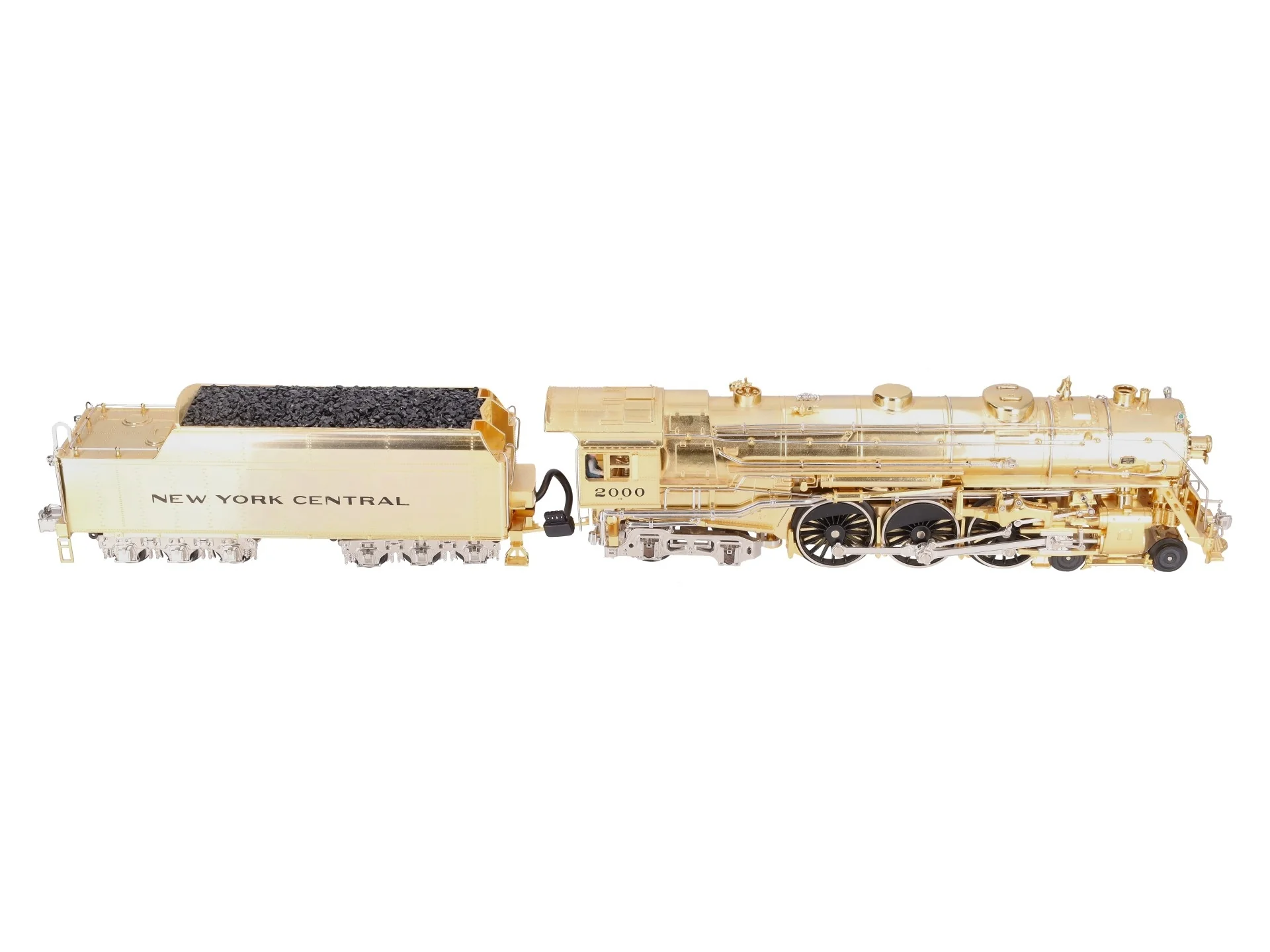 MTH 20-3040-1 O NYC Gold Plated Millennium J-1e Hudson Steam Loco & Tender w/PS1 EX/Box - Image 10