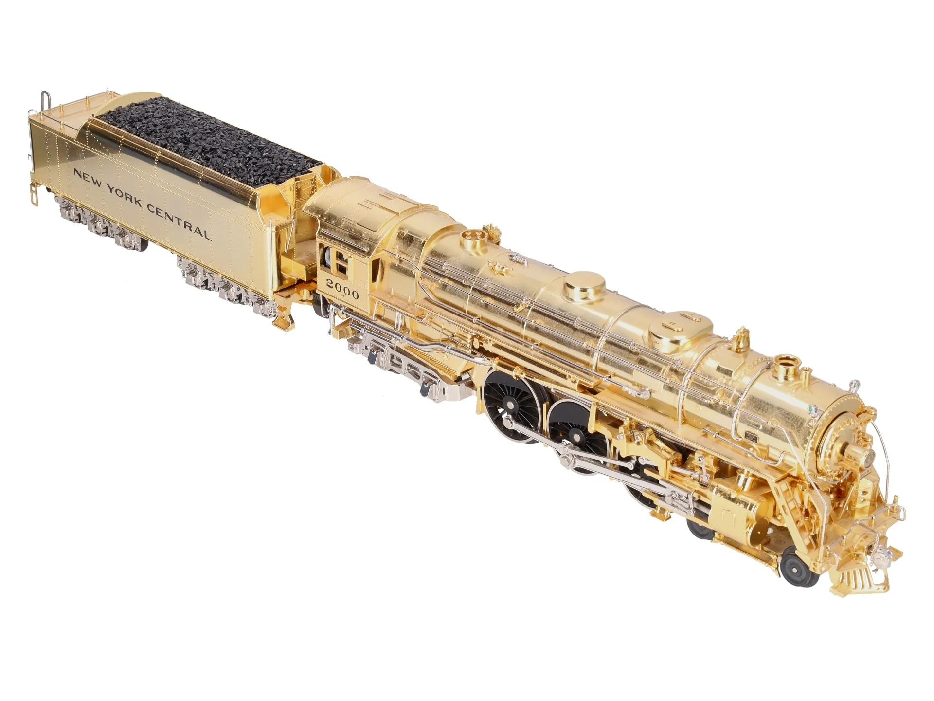 MTH 20-3040-1 O NYC Gold Plated Millennium J-1e Hudson Steam Loco & Tender w/PS1 EX/Box - Image 11