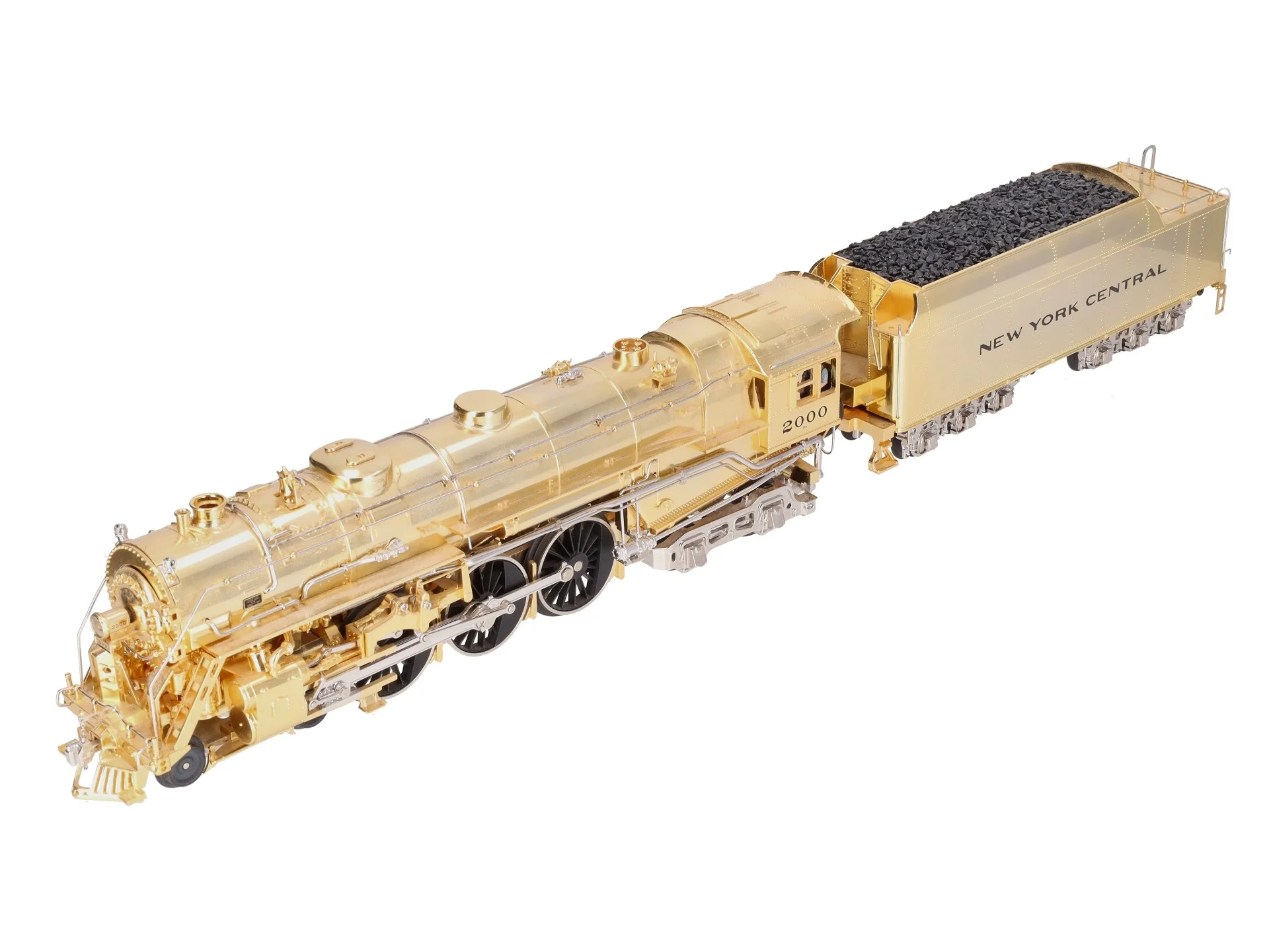 MTH 20-3040-1 O NYC Gold Plated Millennium J-1e Hudson Steam Loco & Tender w/PS1 EX/Box - Image 3