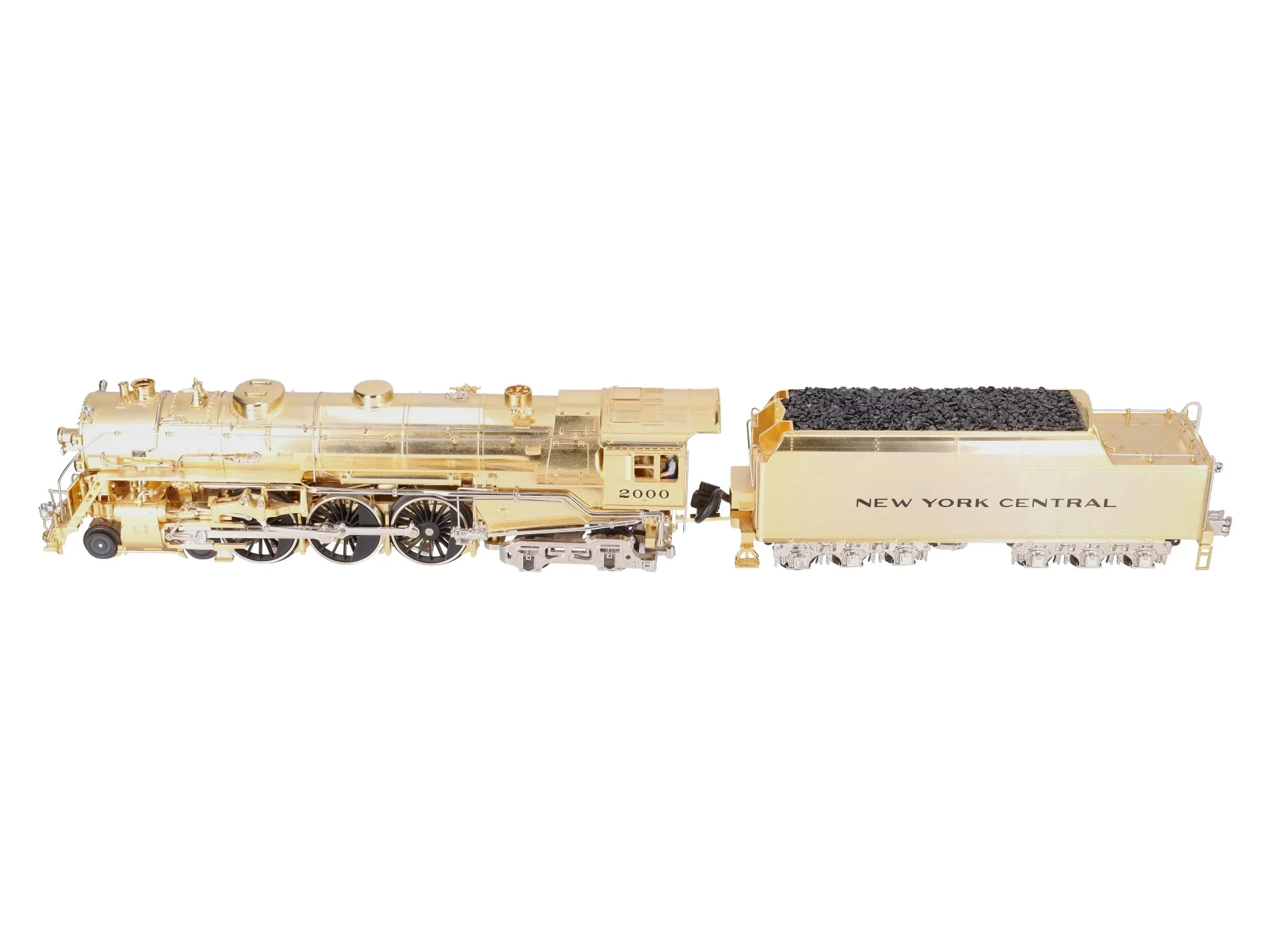 MTH 20-3040-1 O NYC Gold Plated Millennium J-1e Hudson Steam Loco & Tender w/PS1 EX/Box - Image 6