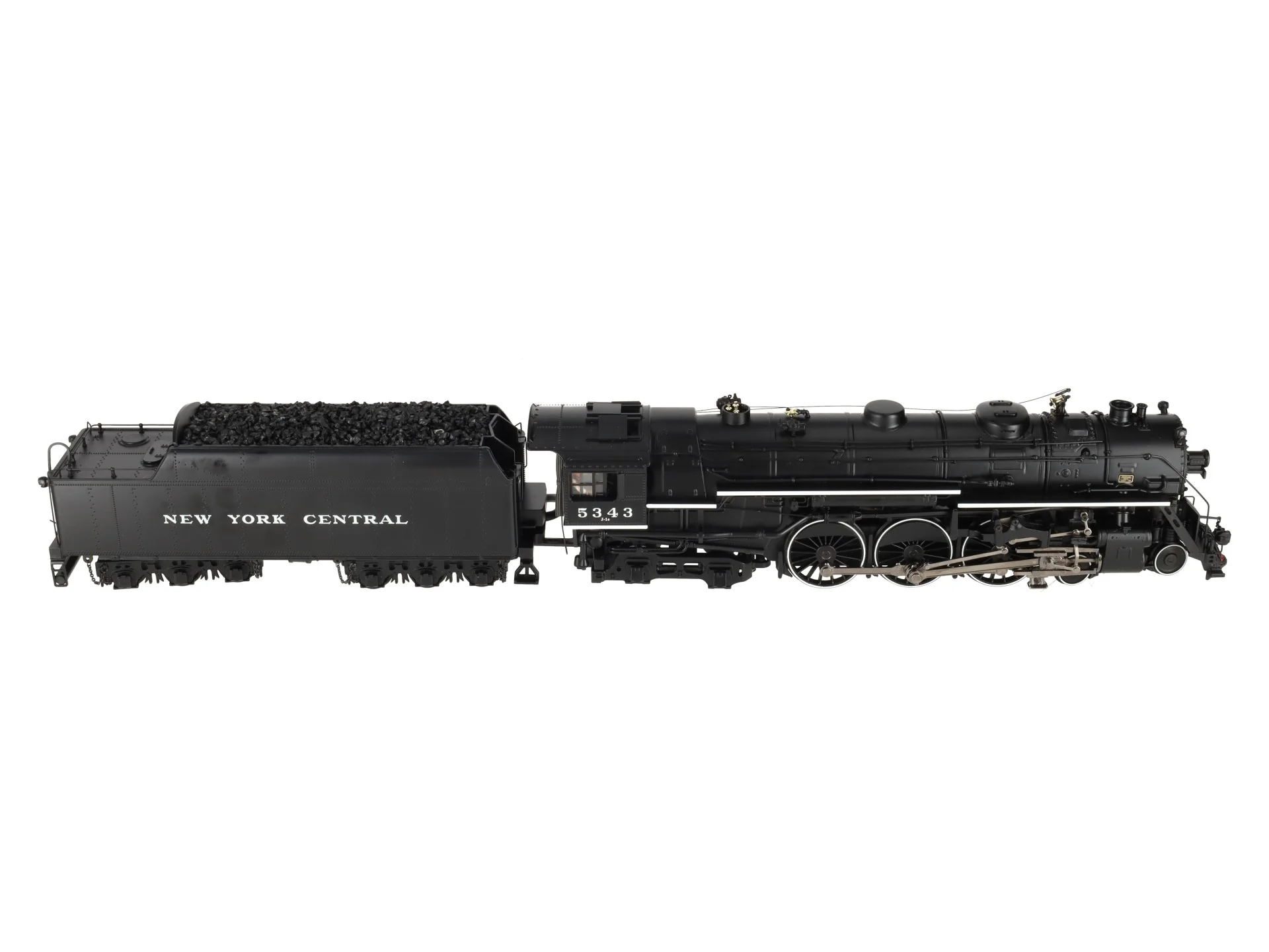 MTH 20-3158-2 O NYC 4-6-4 J-1E Hudson Steam Engine W/PS2 #5343 (2-Rail) LN/Box - Image 4