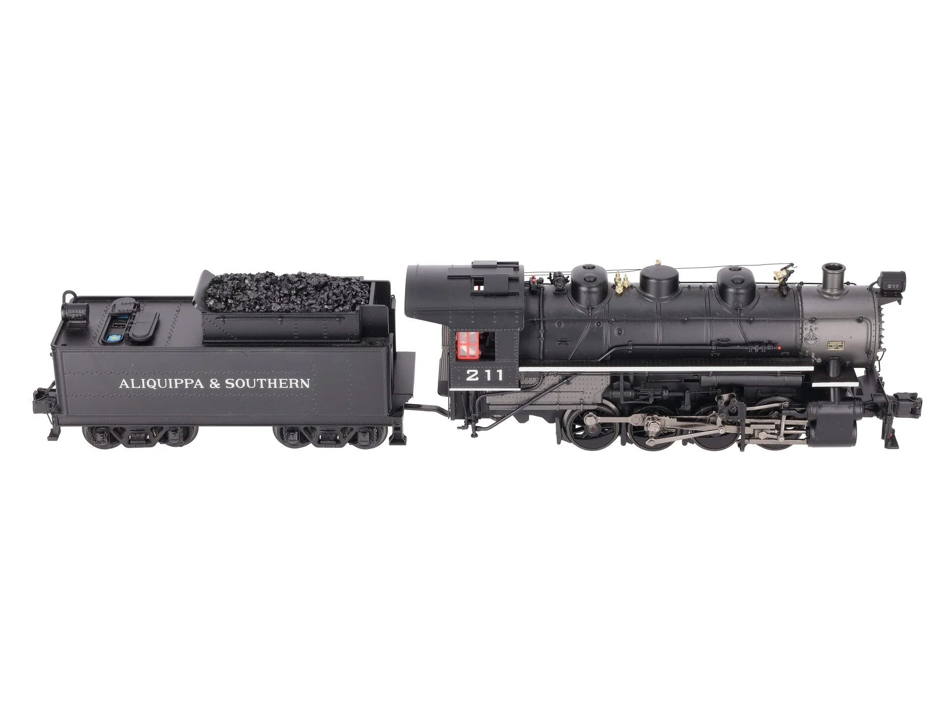 MTH 20-3232-1 O Aliquippa & Southern 0-8-0 USRA Steam Engine w/PS2 #211 EX/Box - Image 10