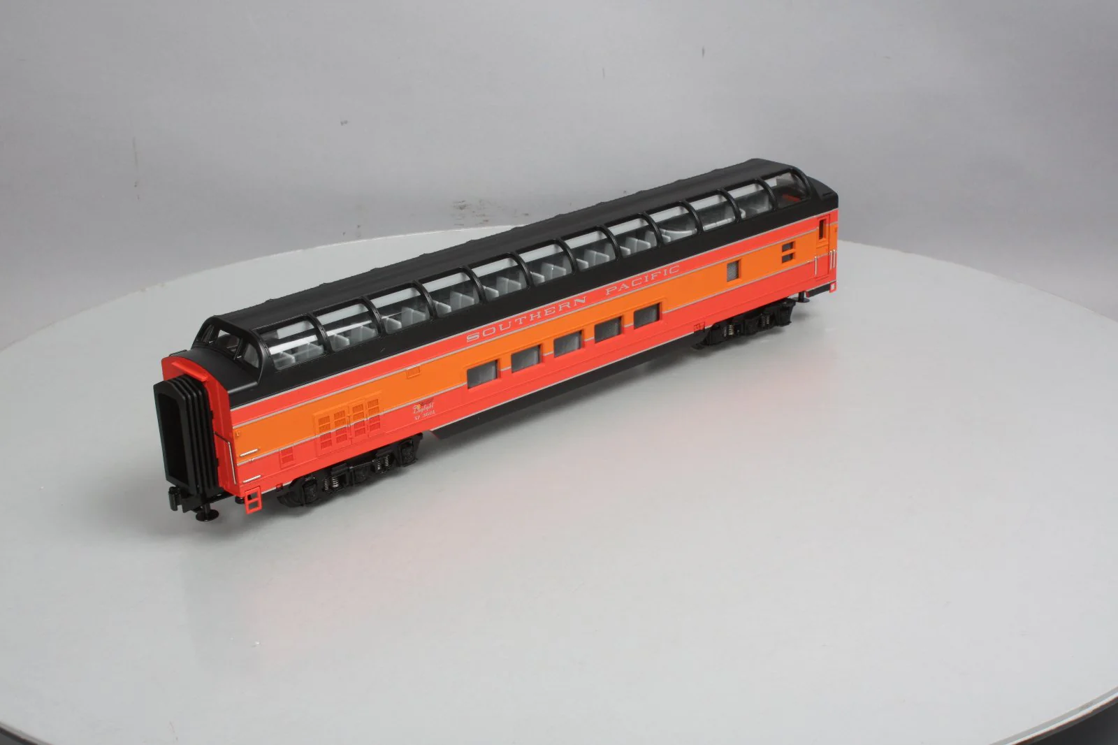 MTH 20-6786 70' Southern Pacific Full Length Vista Dome Passenger Car LN - Image 3