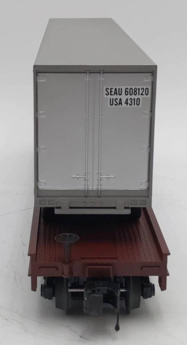 MTH 20-98863 O Gauge TTX Flatcar w/48' Trailer #252562 EX/Box - Image 3