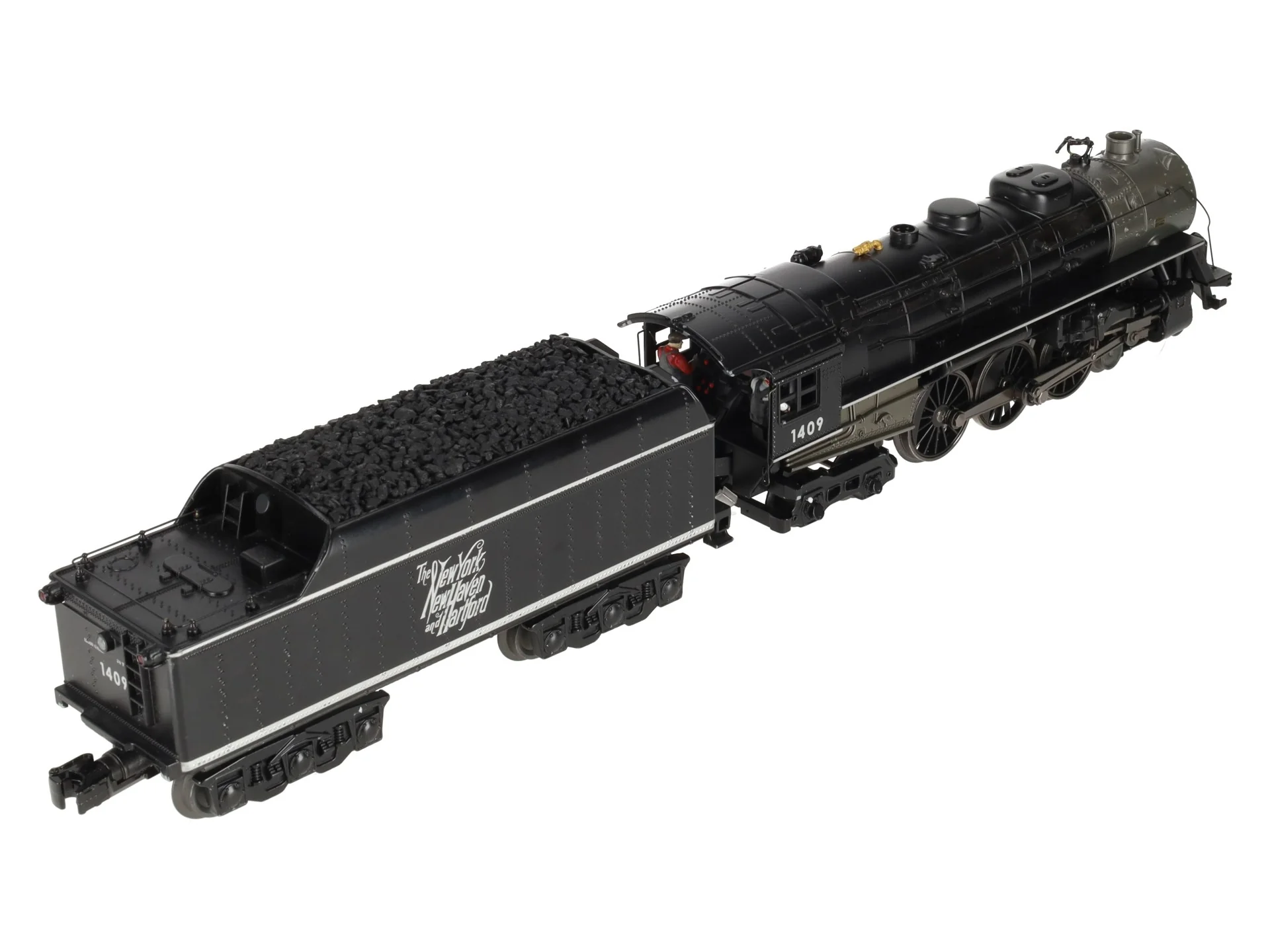 MTH 30-1567-1 New Haven 4-6-4 Hudson Steam Engine w/PS3 #1409 EX/Box - Image 9