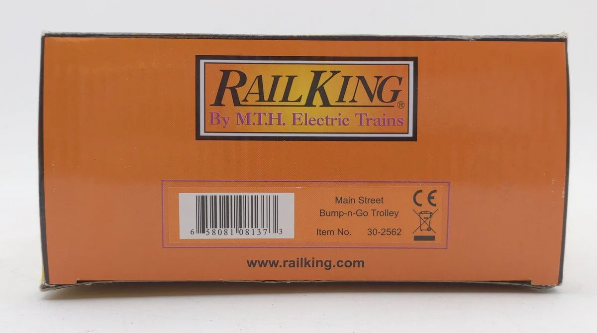 MTH 30-2562 O Gauge Main Street Bump-n-Go Trolley #209 EX/Box - Image 5
