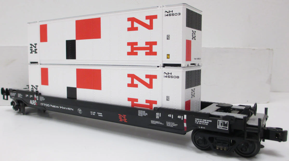 MTH 30-76061 O New Haven Husky Stack Car LN/Box - Image 4