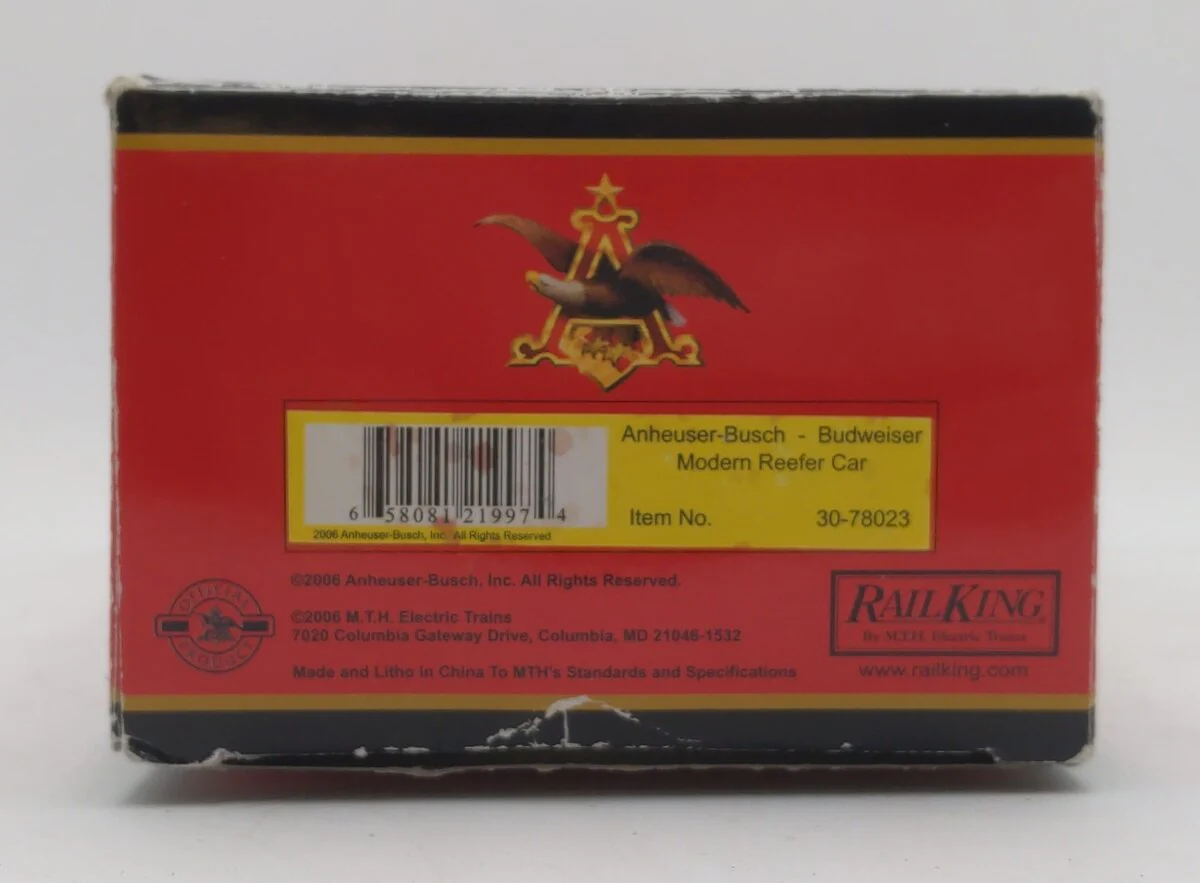 MTH 30-78023 AB - Budweiser Modern Reefer Car EX/Box - Image 5