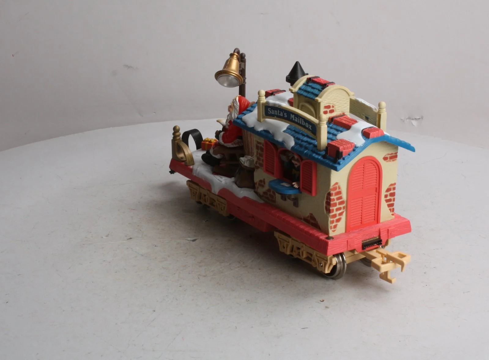 New Bright 380-1 G Scale Animated Santa's Mailbox Car - Metal Wheels EX/Box - Image 3