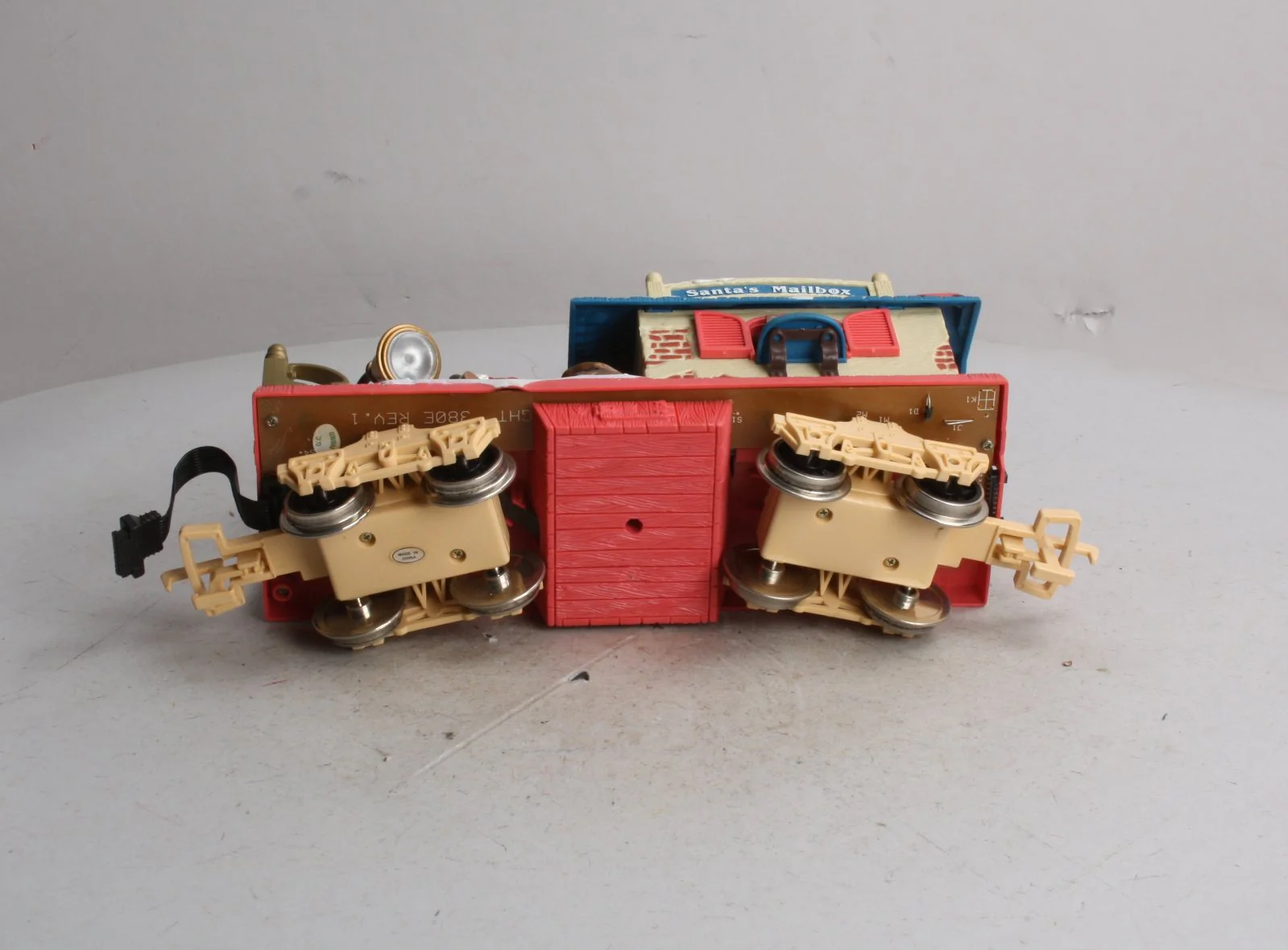 New Bright 380-1 G Scale Animated Santa's Mailbox Car - Metal Wheels EX/Box - Image 9