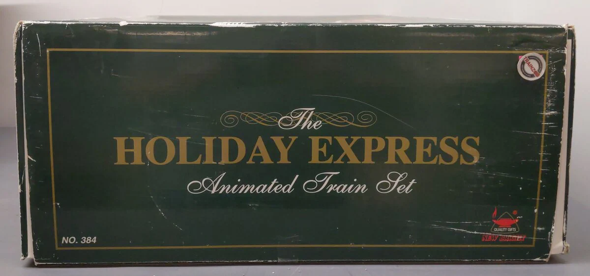 New Bright 384 Christmas Holiday Express G Gauge Steam Starter Train Set EX/Box - Image 7