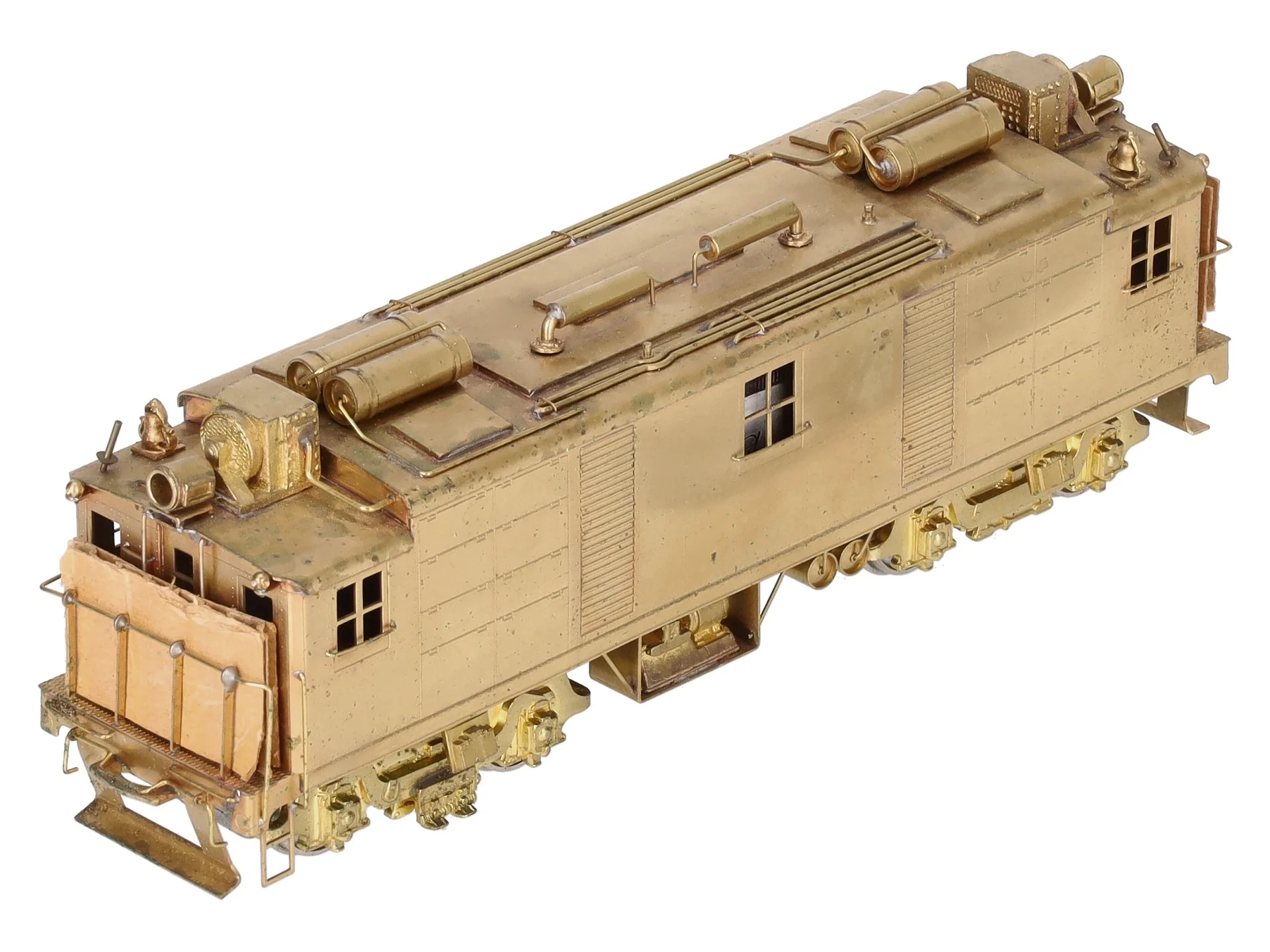 NJ Custom Brass HO NYC Class DES-3 Oil-Electric Locomotive - Unpainted VG/Box - Image 10