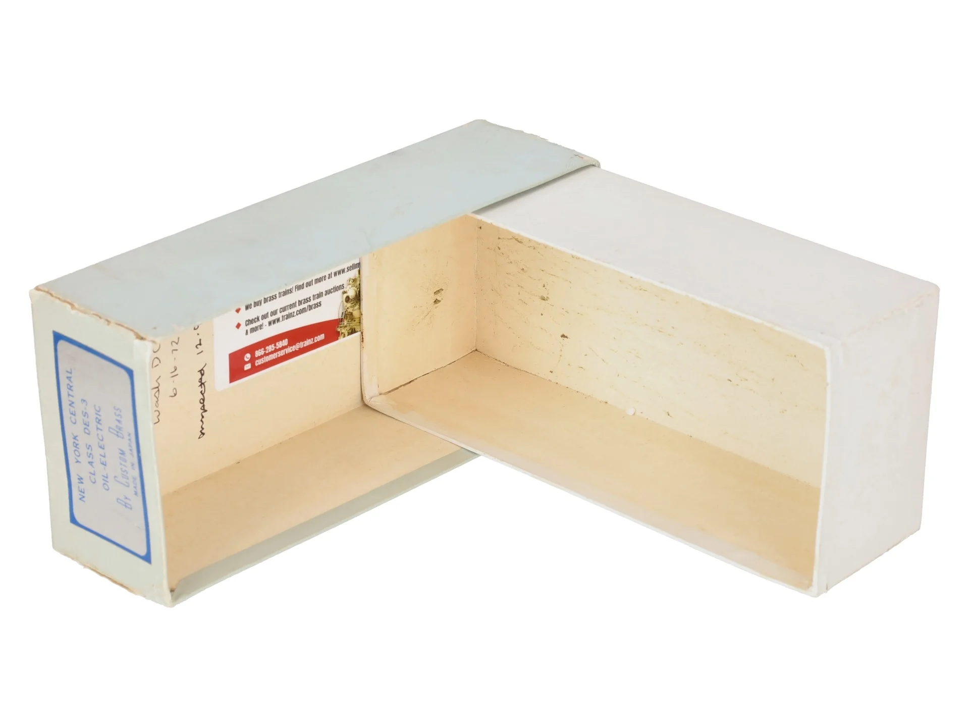 NJ Custom Brass HO NYC Class DES-3 Oil-Electric Locomotive - Unpainted VG/Box - Image 12