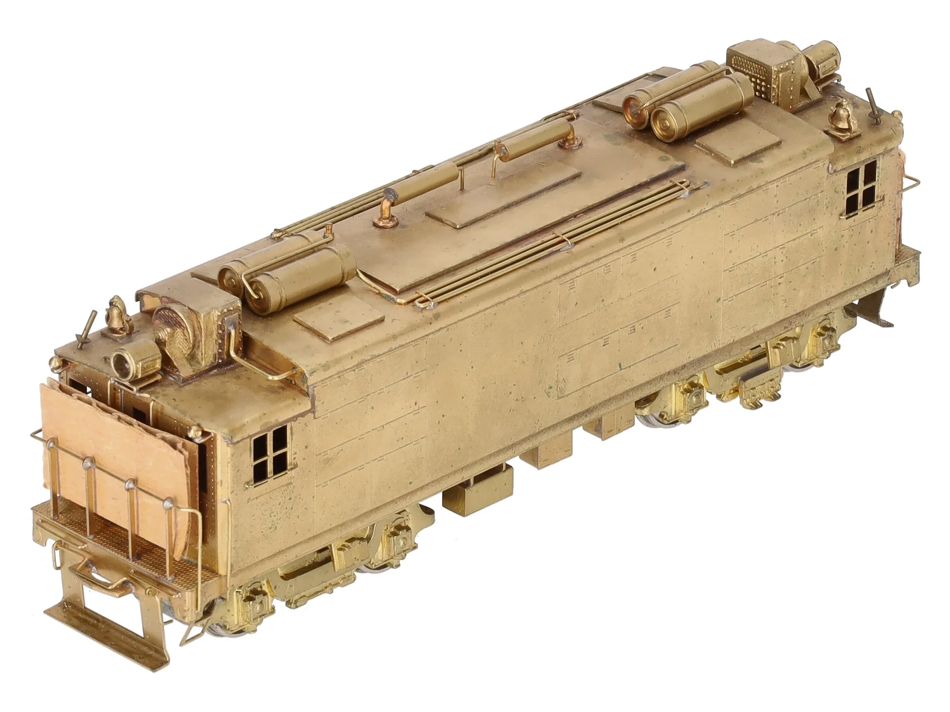 NJ Custom Brass HO NYC Class DES-3 Oil-Electric Locomotive - Unpainted VG/Box - Image 4