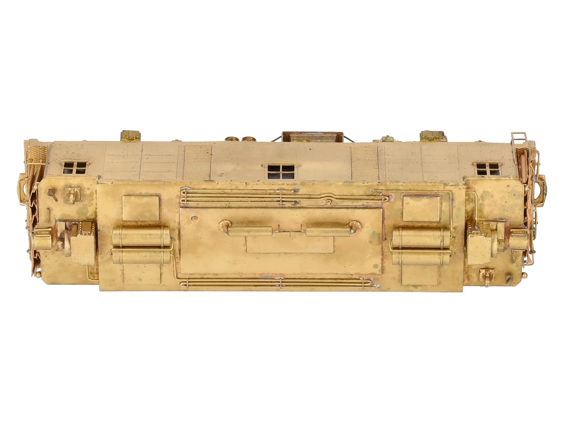 NJ Custom Brass HO NYC Class DES-3 Oil-Electric Locomotive - Unpainted VG/Box - Image 5