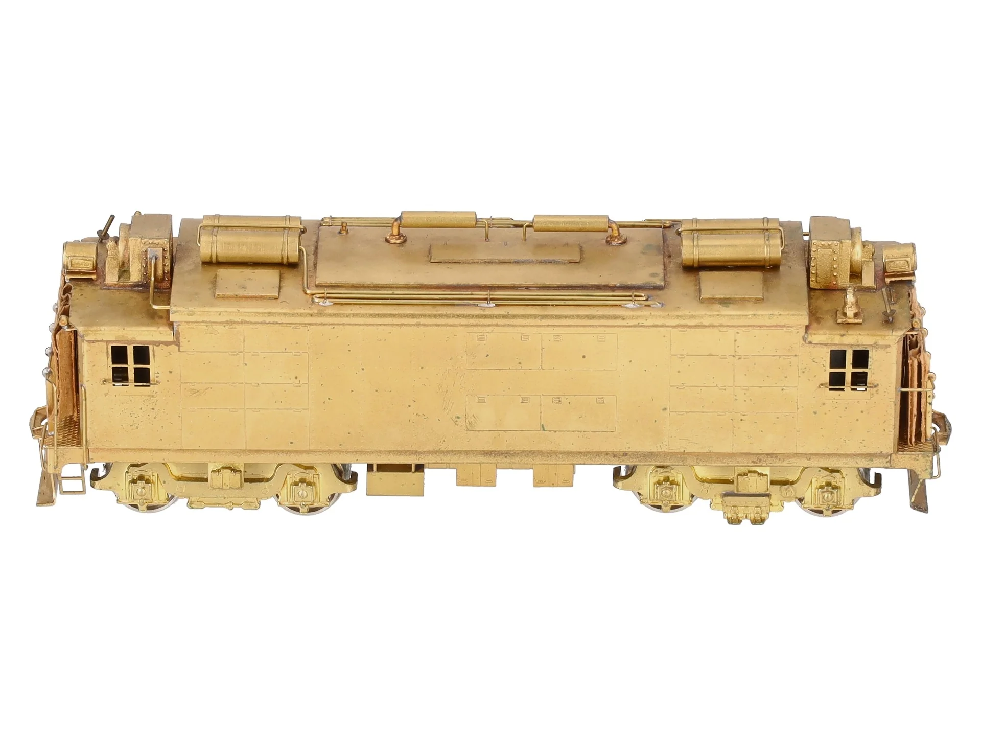 NJ Custom Brass HO NYC Class DES-3 Oil-Electric Locomotive - Unpainted VG/Box - Image 7