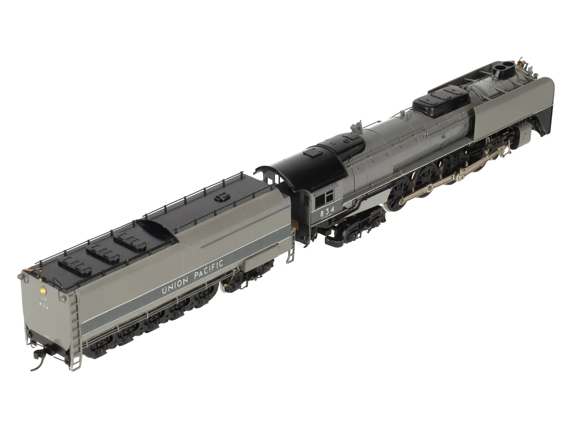 PFM United Models HO BRASS United Pacific 4-8-4 Steam Locomotive & Tender #834 EX/Box - Image 8
