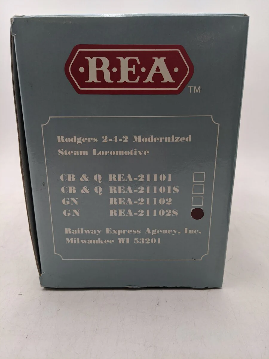 REA REA-21102 G Scale Rodgers 2-4-2 Modernized Steam Locomotive EX/Box - Image 6