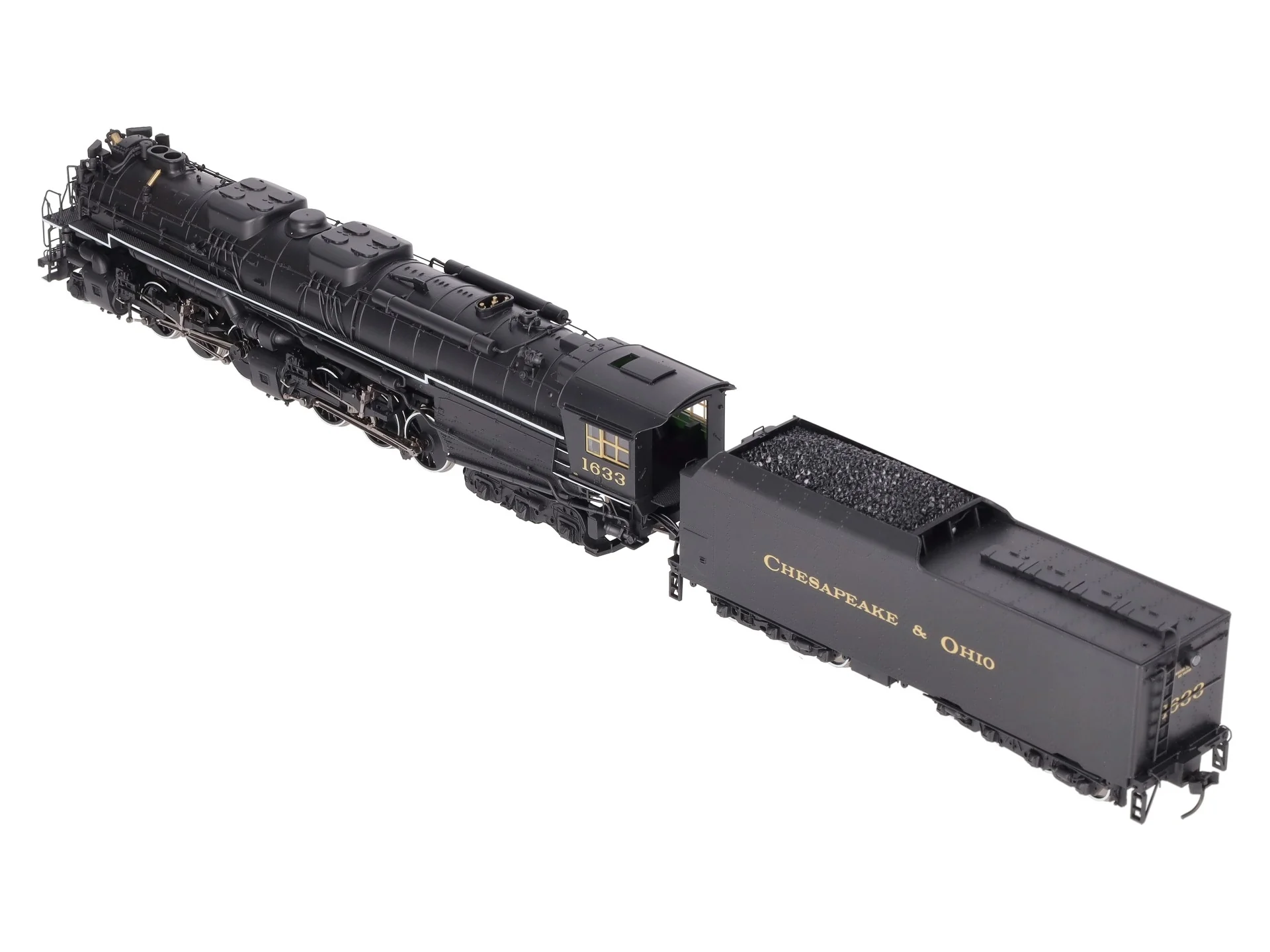 Rivarossi R5454 HO Scale C&O Class 2-6-6-6 Steam Locomotive & Tender #1633 EX/Box - Image 7