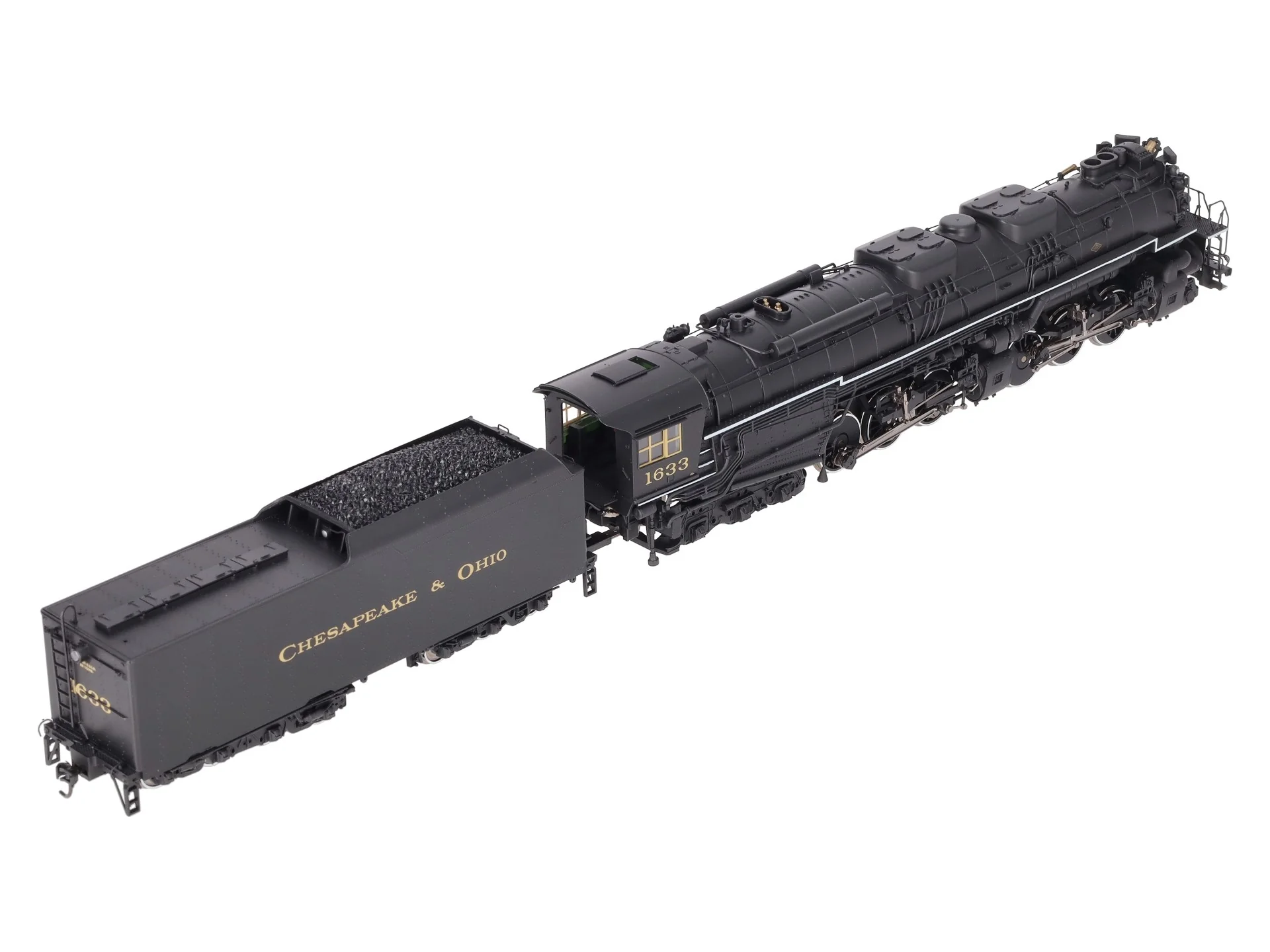 Rivarossi R5454 HO Scale C&O Class 2-6-6-6 Steam Locomotive & Tender #1633 EX/Box - Image 9