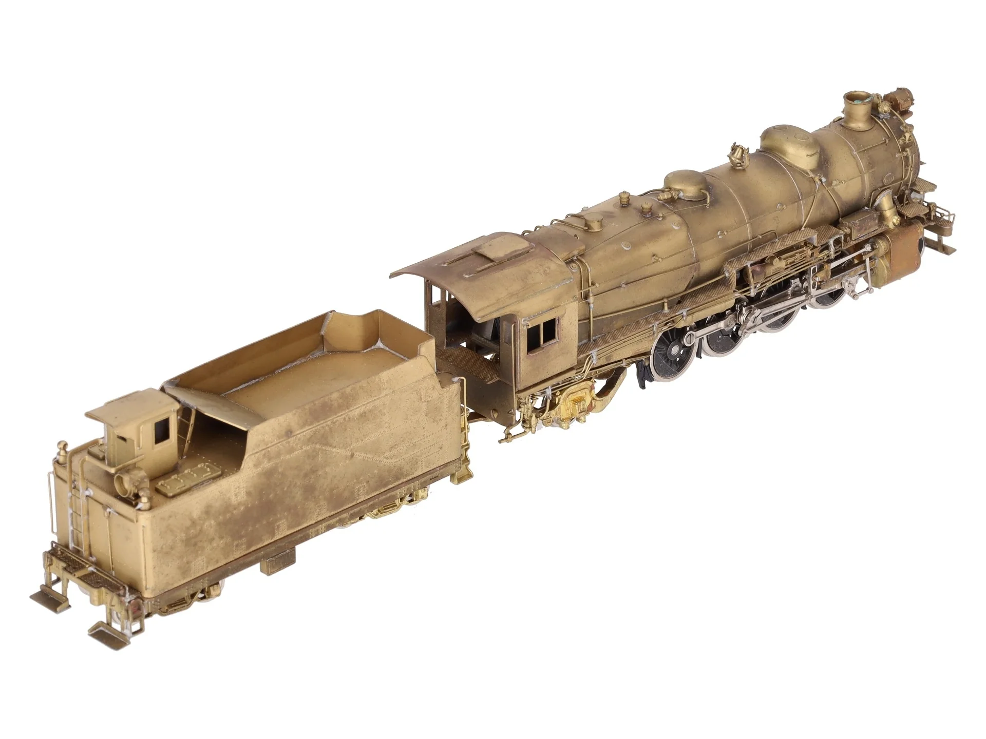 United Scale Models HO Brass Pennsylvania L-1 2-8-2 Steam Loco & Tender EX/Box - Image 10