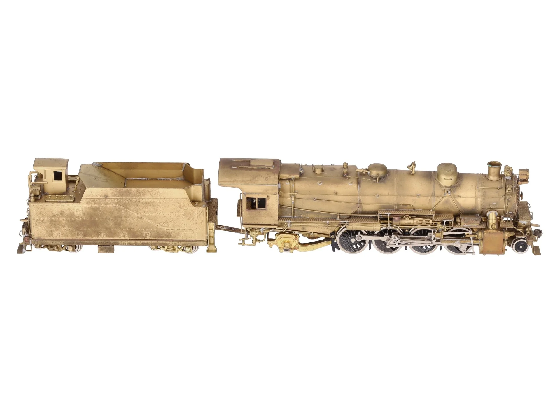 United Scale Models HO Brass Pennsylvania L-1 2-8-2 Steam Loco & Tender EX/Box - Image 11