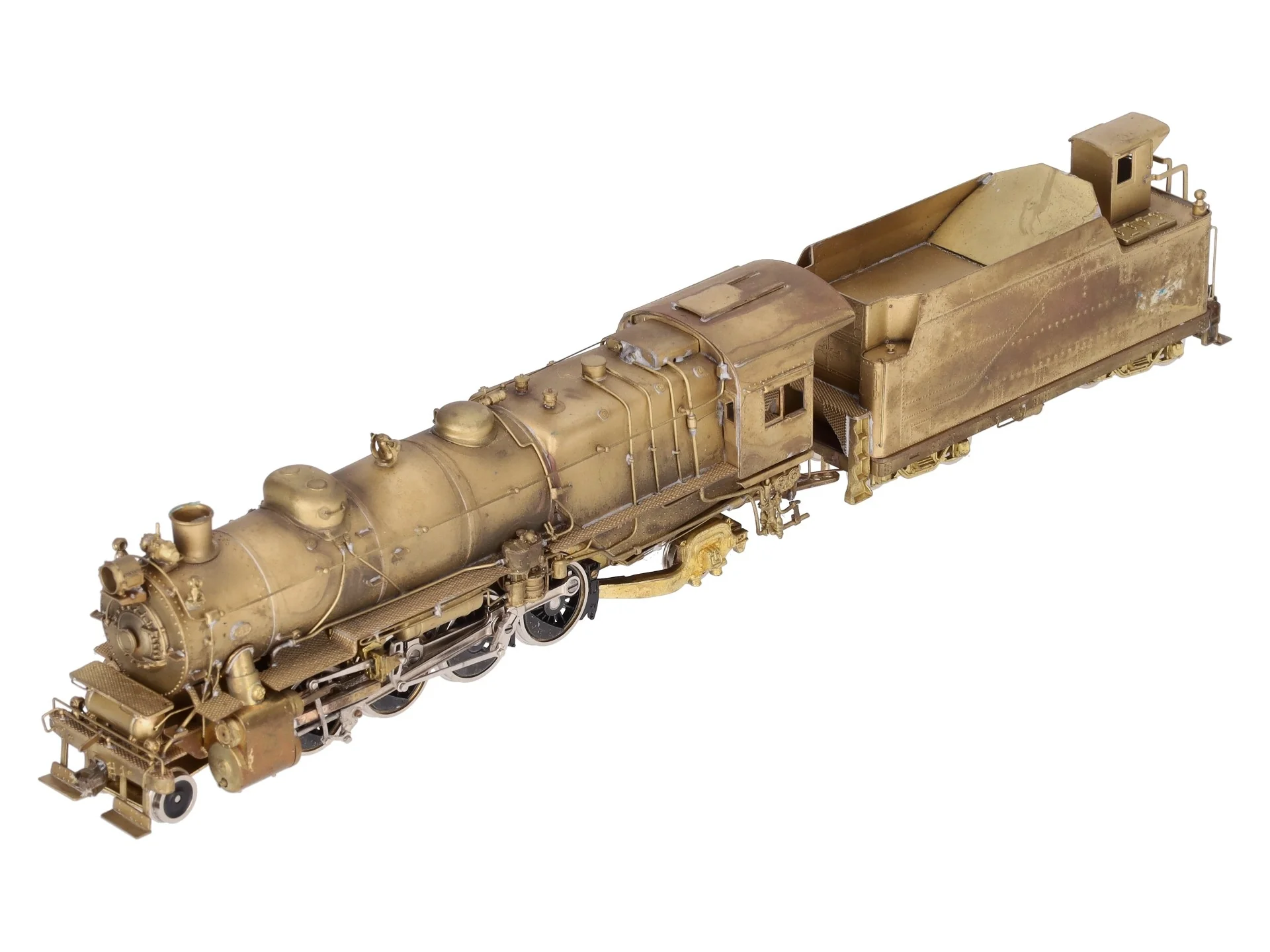 United Scale Models HO Brass Pennsylvania L-1 2-8-2 Steam Loco & Tender EX/Box - Image 4