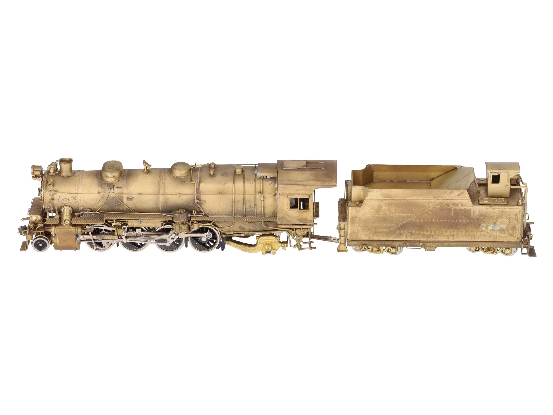 United Scale Models HO Brass Pennsylvania L-1 2-8-2 Steam Loco & Tender EX/Box - Image 7