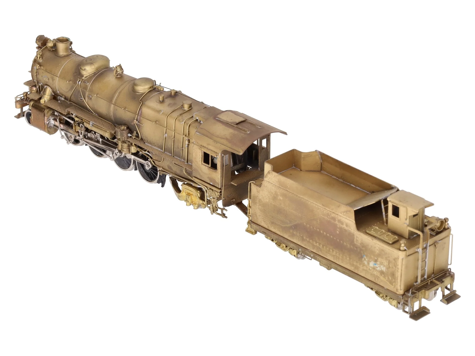 United Scale Models HO Brass Pennsylvania L-1 2-8-2 Steam Loco & Tender EX/Box - Image 8
