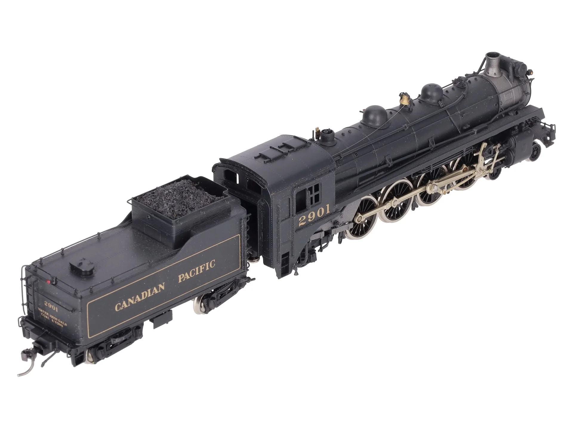 Van Hobbies HO Scale BRASS Canadian Pacific 4-8-2 I-1A Steam Loco & Tender #2901 EX/Box - Image 10