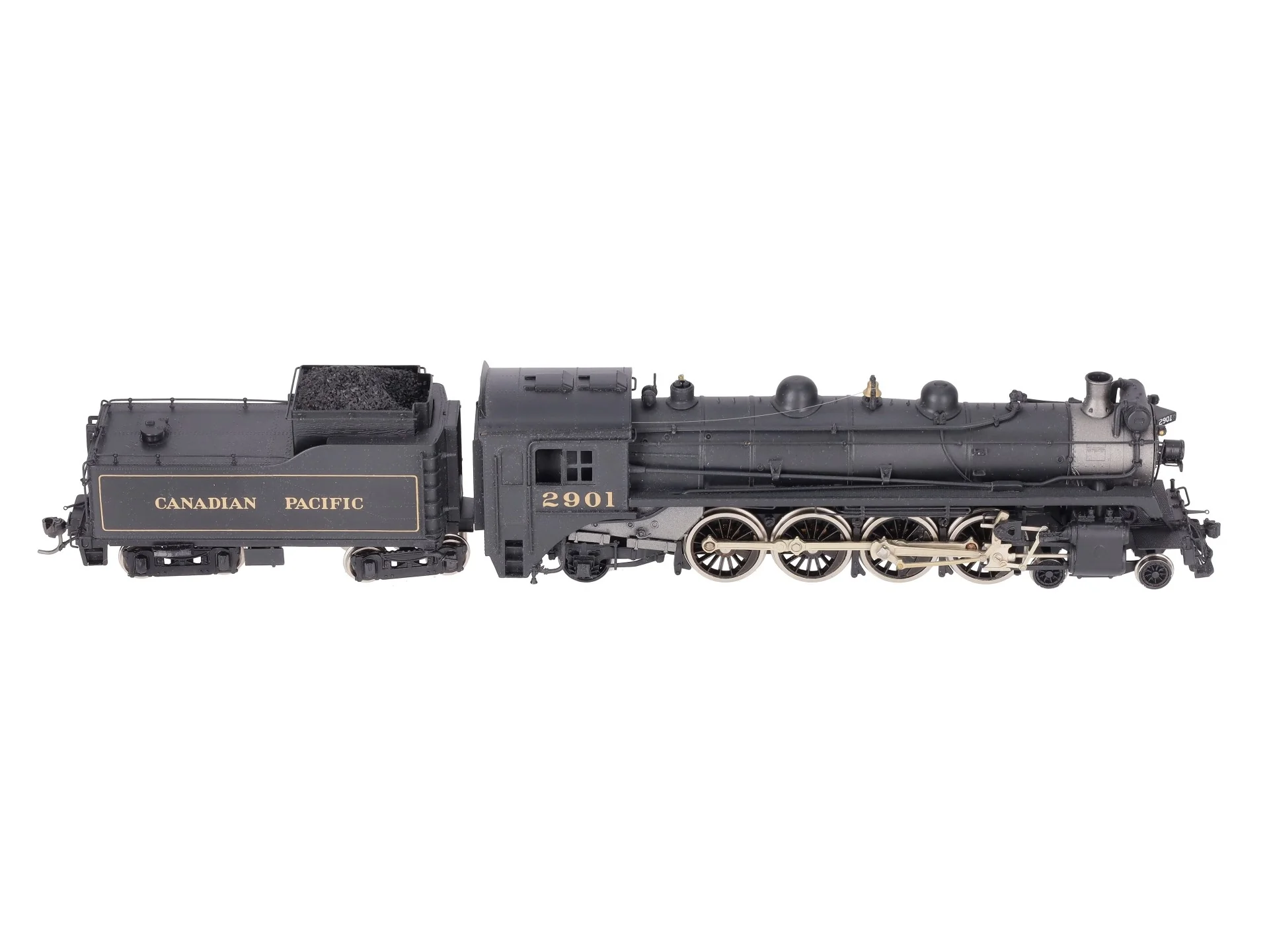 Van Hobbies HO Scale BRASS Canadian Pacific 4-8-2 I-1A Steam Loco & Tender #2901 EX/Box - Image 11