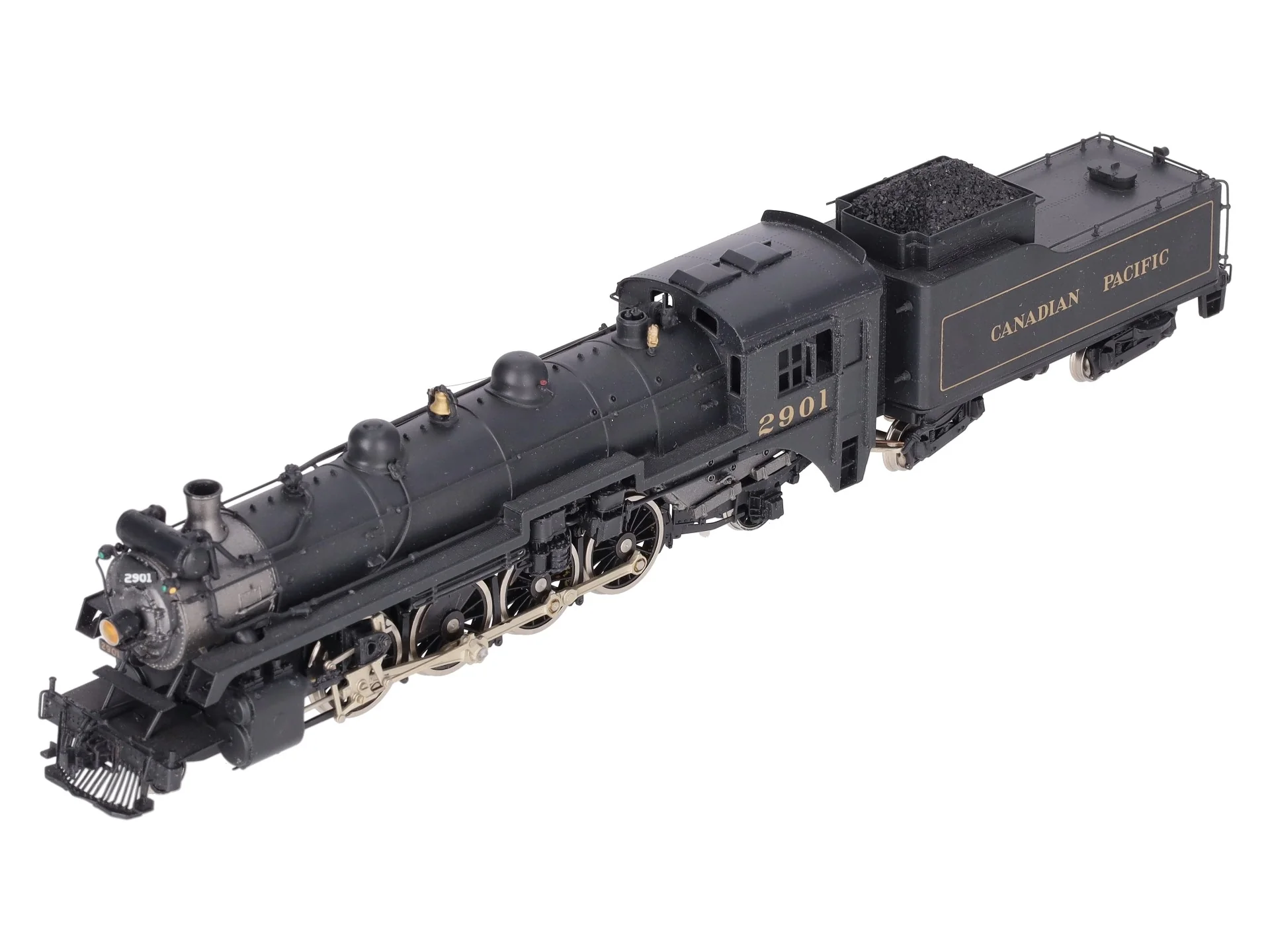 Van Hobbies HO Scale BRASS Canadian Pacific 4-8-2 I-1A Steam Loco & Tender #2901 EX/Box - Image 4