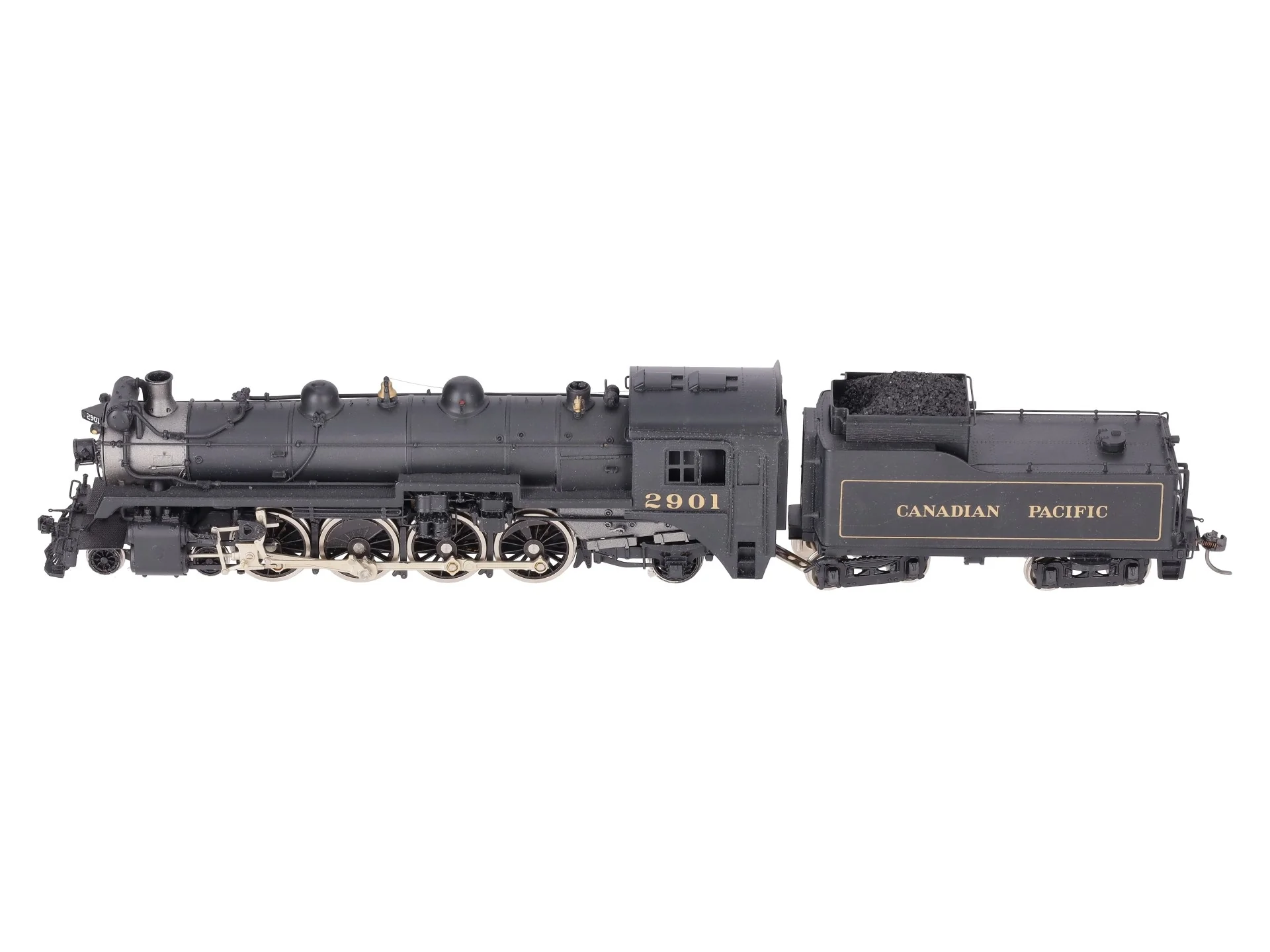Van Hobbies HO Scale BRASS Canadian Pacific 4-8-2 I-1A Steam Loco & Tender #2901 EX/Box - Image 7