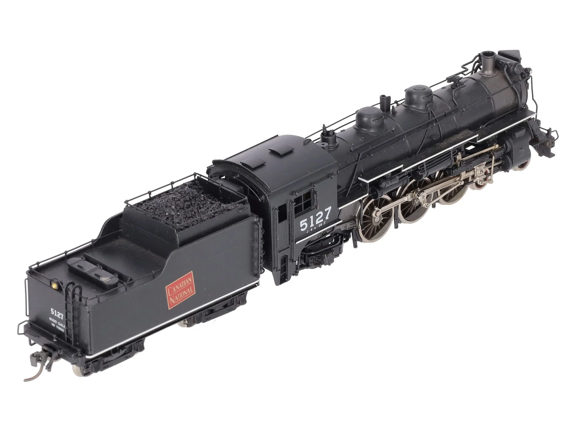 Van Hobbies HO Scale Canadian National BRASS 4-6-2 J4e Steam Loco & Tender #5127 EX/Box - Image 10