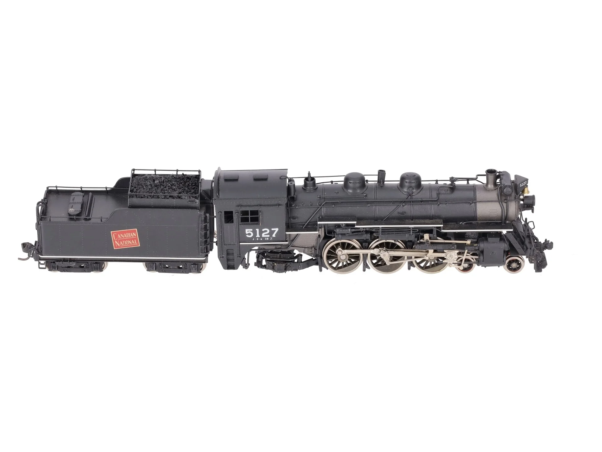 Van Hobbies HO Scale Canadian National BRASS 4-6-2 J4e Steam Loco & Tender #5127 EX/Box - Image 11