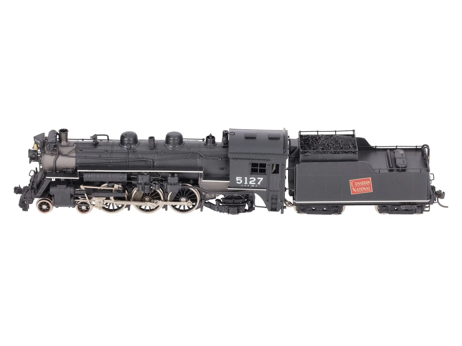 Van Hobbies HO Scale Canadian National BRASS 4-6-2 J4e Steam Loco & Tender #5127 EX/Box - Image 7