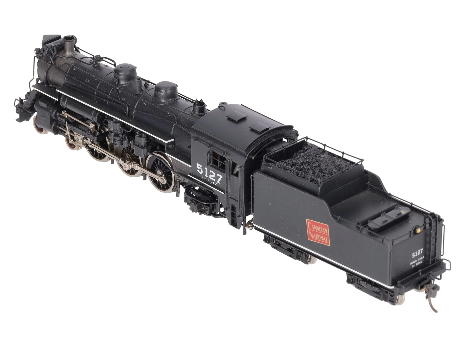 Van Hobbies HO Scale Canadian National BRASS 4-6-2 J4e Steam Loco & Tender #5127 EX/Box - Image 8