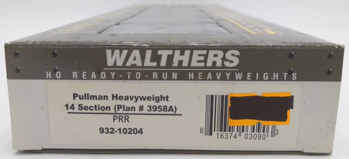 Walthers 932-10204 HO PRR Pullman Heavyweight 14 Section Sleeper Passenger Car LN/Box - Image 3